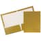 JAM Paper Laminated 2-Pocket Glossy Folders, 50ct.